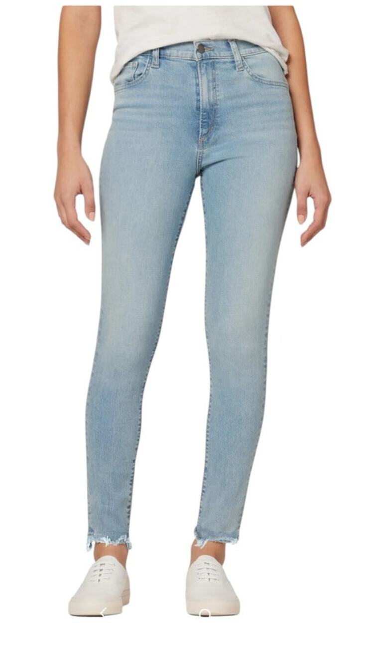 Joe's Jeans mid rise skinny ankle light blue size 25